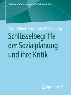 cover image of Schlüsselbegriffe der Sozialplanung und ihre Kritik